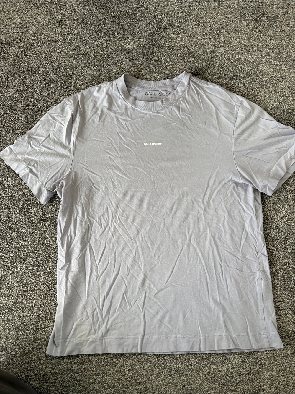 Collision Light purple Short Sleeve Logo Tee